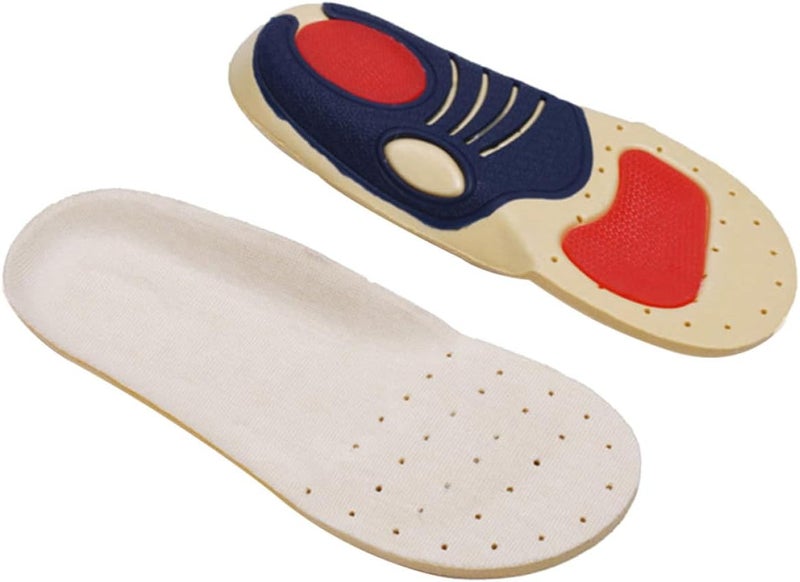 Sweat Absorption Insoles Soybean Fiber Shoe Pads for Sports 14.7cm Size 6 Suitable for Boys and Athletic Foot Care - Image 1