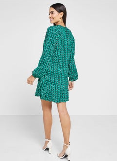 WHISTLES Printed Tiered Dress  - Image 2