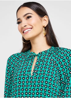 WHISTLES Printed Tiered Dress  - Image 3