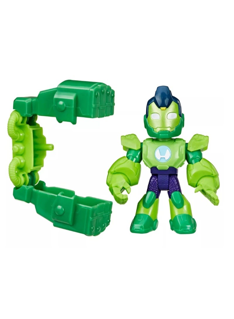 Hasbro Marvel مارفل آيرون مان وأصدقاؤه الرائعون تمثال آيرون هالك مع ملحق - Image 2