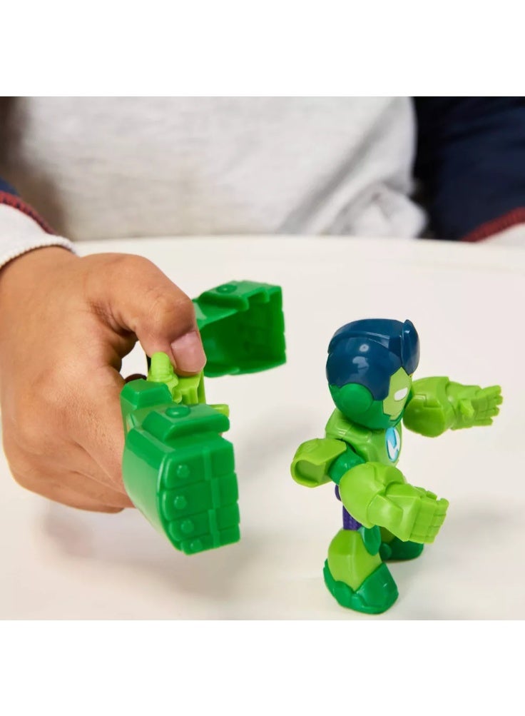 Hasbro Marvel مارفل آيرون مان وأصدقاؤه الرائعون تمثال آيرون هالك مع ملحق - Image 5