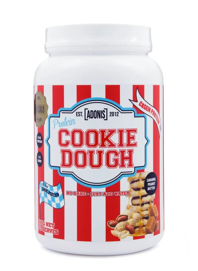آدونیس Adonis Protein Cookie Dough Caramel Peanut Butter(1kg)