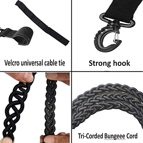 AUXPhome Tri-Braided Cord Clothes Line, Clothes Drying Rope Portable Travel Clothesline for Indoor Outdoor Laundry , Windproof Clothes Line, Hanger for Camping Travel & Home Use - No hanger hook needed - Image 2