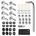 Zikefest License Plate Screws Anti Theft License Plate Screws for Front Rear Car Tag Mount Stainless Steel Rustproof Security Bolts Kits Suitable for Most Cars - Image 2