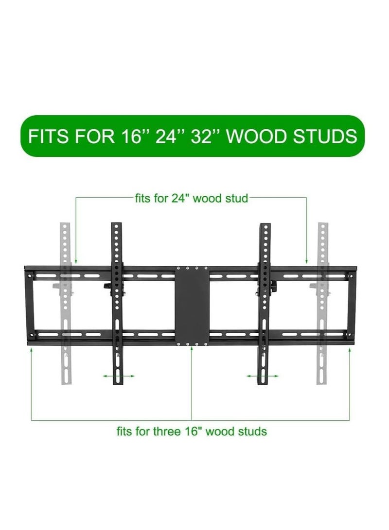 ELTRAZONE Tilting TV Wall Mount, TV Wall Mount for 32-85 Inch TV, Monitor Wall Mount for LED LCD Plasma 15˚ Tilting Load 60 kg VESA Max 800 x 400 with Level - Image 3