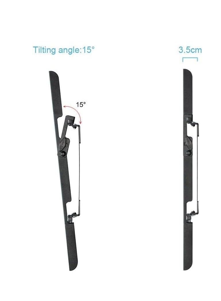 ELTRAZONE Tilting TV Wall Mount, TV Wall Mount for 32-85 Inch TV, Monitor Wall Mount for LED LCD Plasma 15˚ Tilting Load 60 kg VESA Max 800 x 400 with Level - Image 5