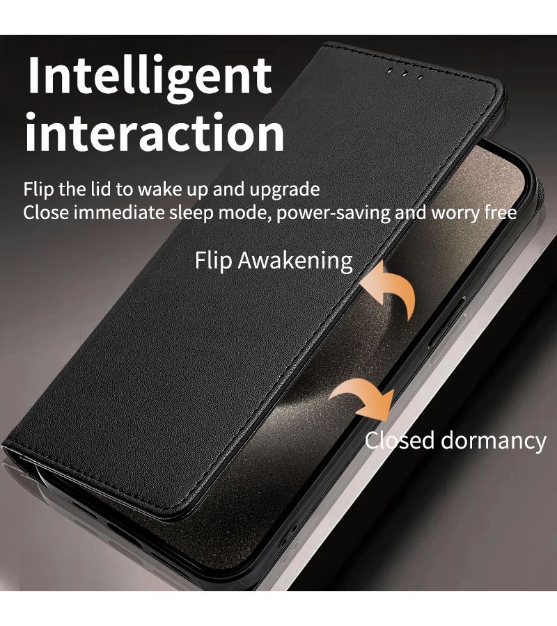 Purple Flip Stand Phone Case For Samsung S24 Plus Card Slot Wallet - Image 4
