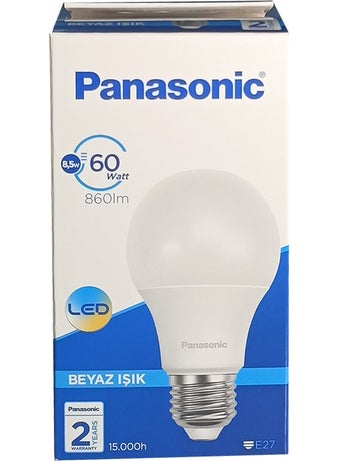 Panasonic 8.5 W 1 Pack 6500K LED Bulb E-27 Lampholder White Light  - Image 3