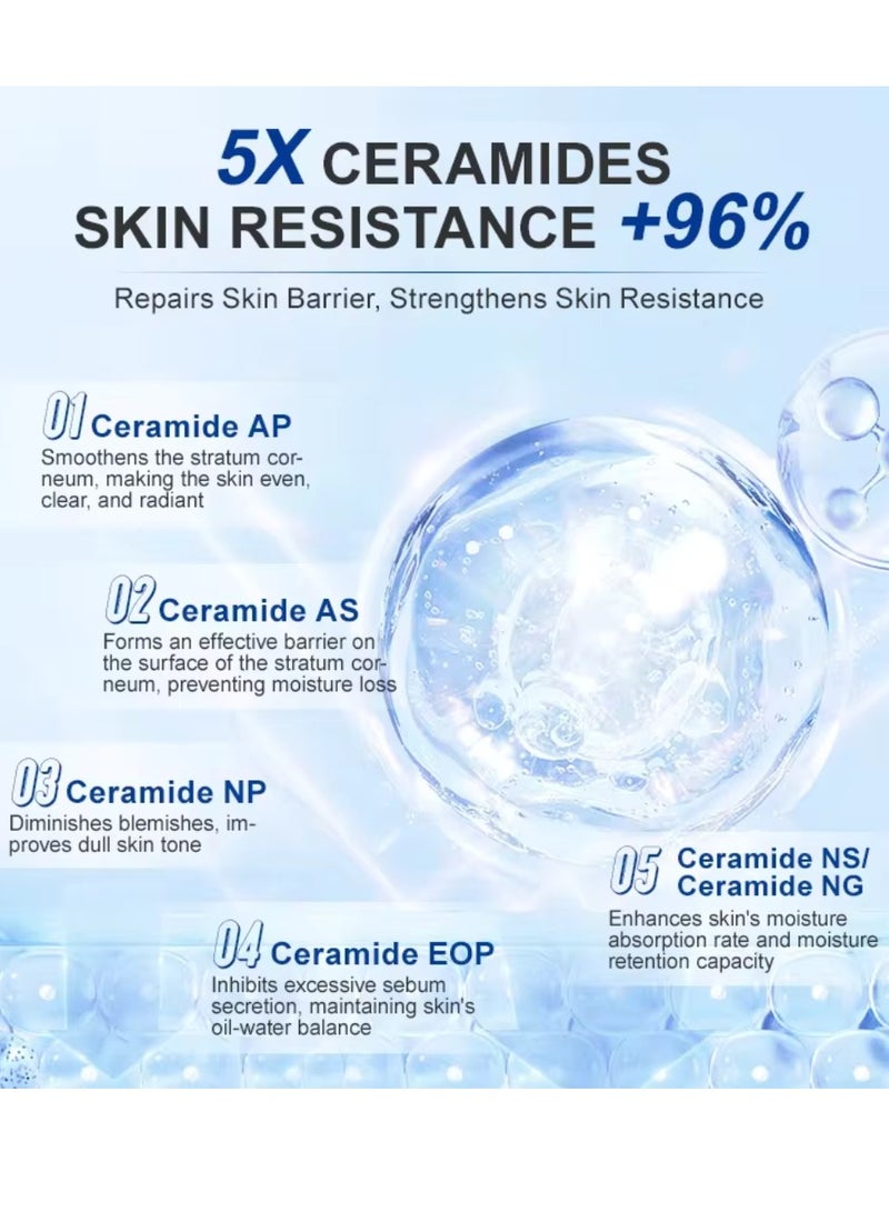 AuQuest 50g Anti UV Facial Moisturizing Sunscreen Cream SPF 30+ PA+++ Sunscreen Cream with Hyaluronic Acid for Moisturizing Nourishing Strengthening UVA UVB Protection Waterproof and Sweatproof Moisturizing Cream Facial cream - Image 4