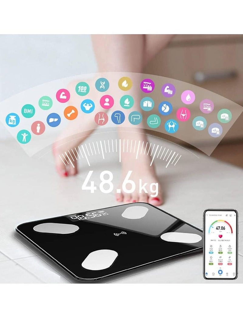 Bluetooth Body Fat Scale Smart Bathroom Digital Scale High Precision Weight Scale - Image 4