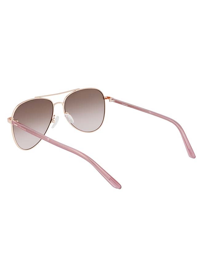 CALVIN KLEIN Unisex Full-Rim Metal Aviator Sunglasses - Lens Size: 58 mm - Image 5