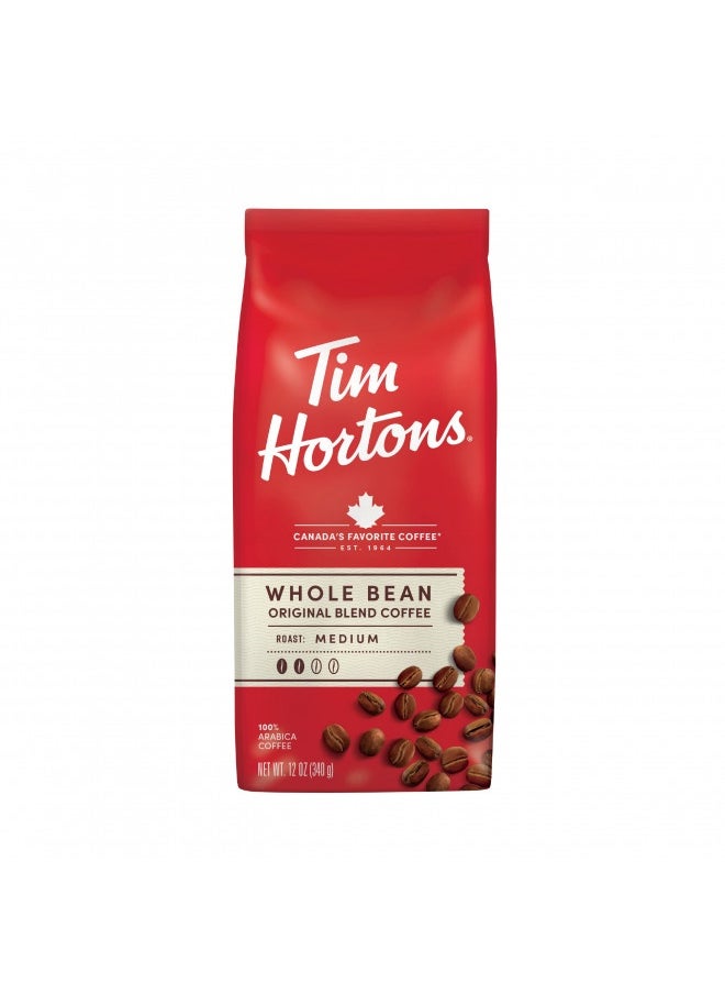 Tim Hortons Whole Bean Original, Medium Roast Coffee, Made With 100% Arabica Beans, 12 Ounce Bag - pzsku/ZC5EE656A38E48F95F245Z/45/_/1726644957/7df26e0c-be78-4e1c-8ae7-55633d4d3fe5