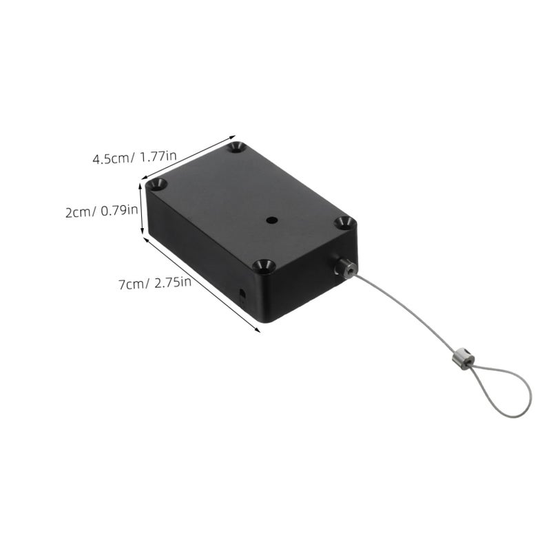 1 Kg Retractable Cable Lock Adjustable Anti Theft Tether for Remote Controls Tools - Image 3