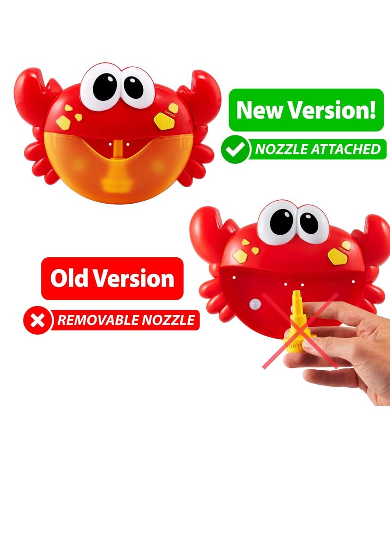 SYOSI - Crab Bubble Bath Maker for The Bathtub. Blows Bubbles and Plays 24 Children¡¯s Songs ¨C Baby, Toddler Kids Bath Toys Makes Great Gifts for Toddlers ¨C Sing Along Bath Bubble Machine - Image 1