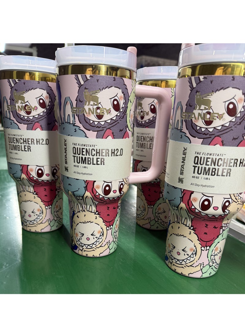 Stanley Quencher H2.0 Stainless Steel Vacuum Insulated Tumbler with Lid and Straw for Water, Iced Tea or Coffee, Smoothie and More, 40oz/1.18L - Image 4