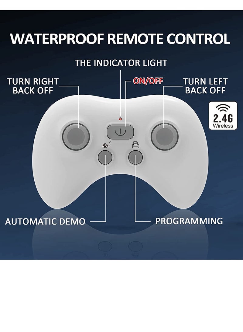 Excefore Pool Toys Remote Control Shark Boat High Simulation Stingray Underwater Animal Water Toys for Kids Age 8-12 RC Boats for Lake Swimming Pool Bathroom Diving Toys Boys Girls Gifts - Image 5