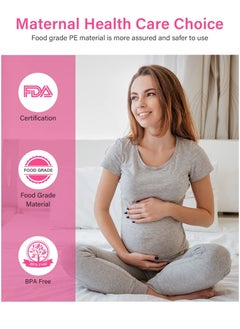 Y&D Peri Bottle for Postpartum Essentials 15 oz Feminine Care Travel Bidet Portable with 2 Food Grade Silicone Nozzles Bag Cleaning Brush 450 ml Large Capacity  - Image 2