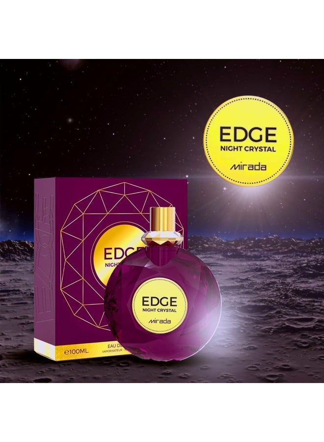 Mirada EDGE Night Crystal For Women EDP 100ml - Image 4