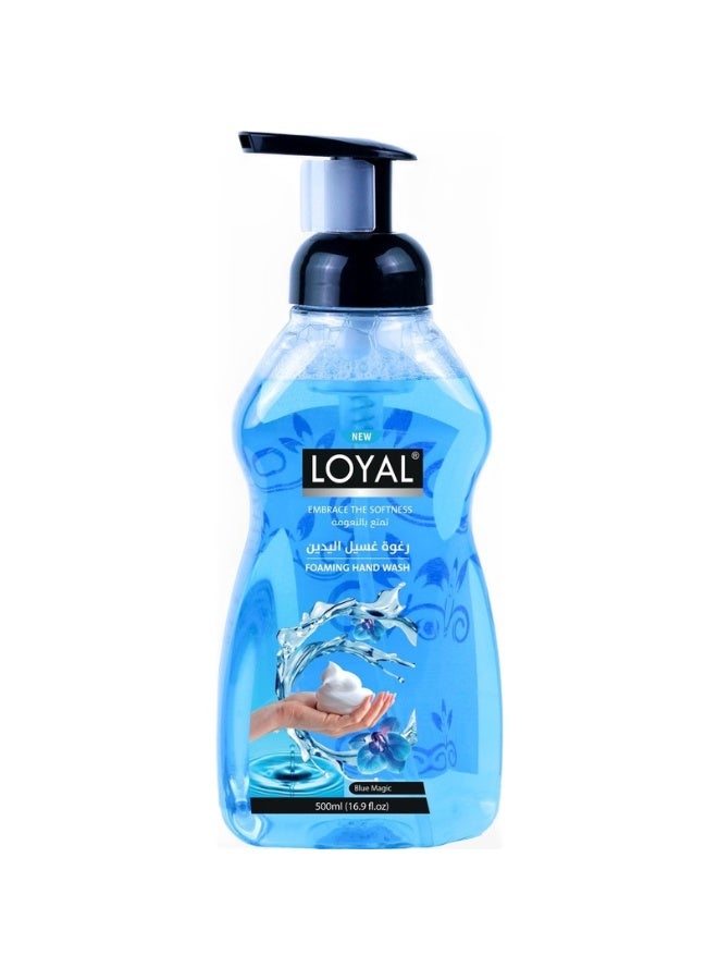 loyal غسول يد رغوي سحري أزرق للحفاظ على نعومة البشرة - 500 مل - Image 1
