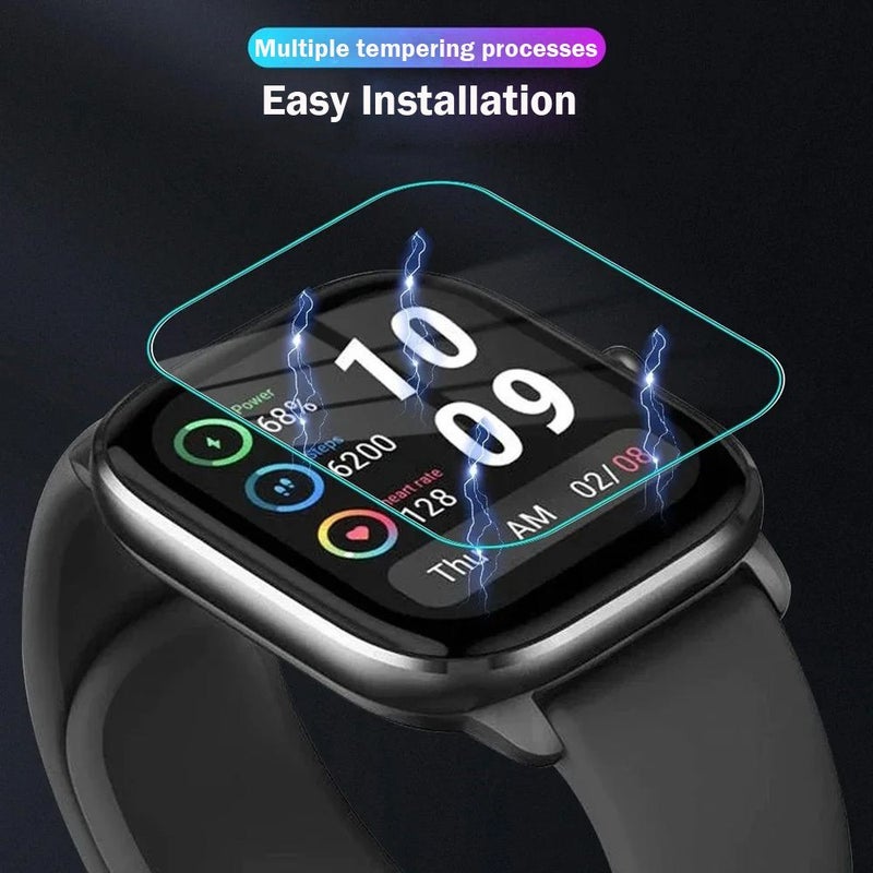 5 Transparent Glass Screen Protector Set For Redmi Watch 5 Active HD Anti Scratch - Image 4