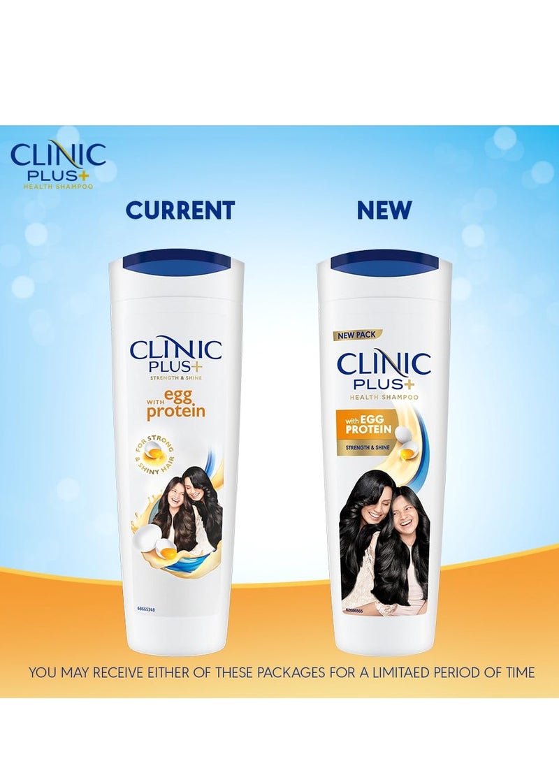 Clinic Plus - Clinic Plus Strength Shine Shampoo with Egg Protein for Strength Shine and Smoothness 175ml - Image 1