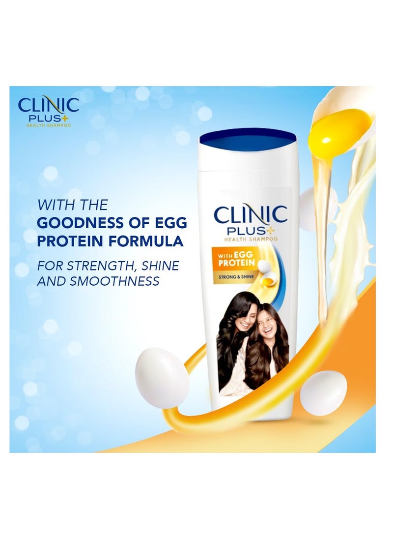 Clinic Plus - Clinic Plus Strength Shine Shampoo with Egg Protein for Strength Shine and Smoothness 175ml - Image 1