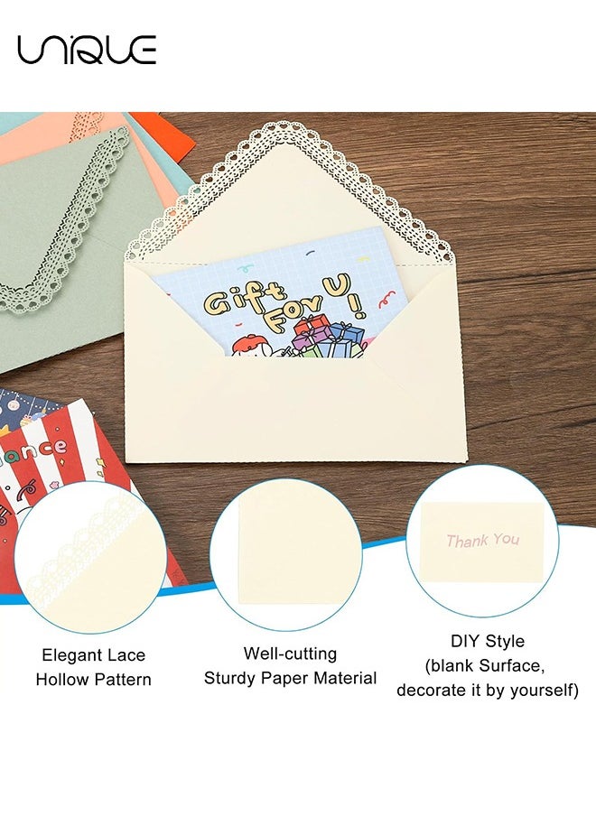 Unique 10Pcs Gift Card Envelope, 11.3*16cm Color Envelope, Paper Gift Card Holder Mini Greeting Card Envelope for Graduation, Birthday, Wedding, Multicolor  - Image 3