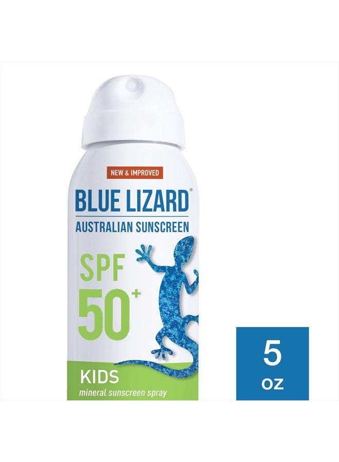 BLUE LIZARD Mineral Sunscreen Kids SPF 50+ Spray, 5 Fl Oz - Image 4