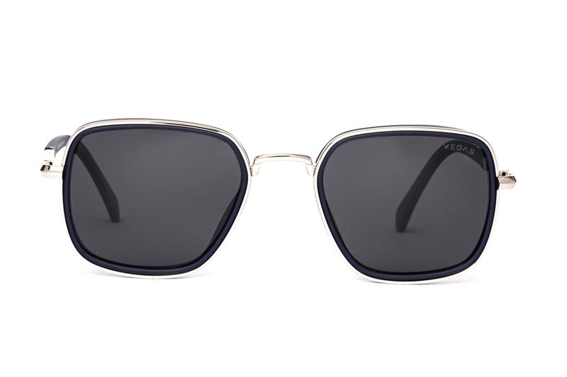 VEGAS Full Rim Square Unisex Grey  Sunglasses V2060 S C3 - Image 1