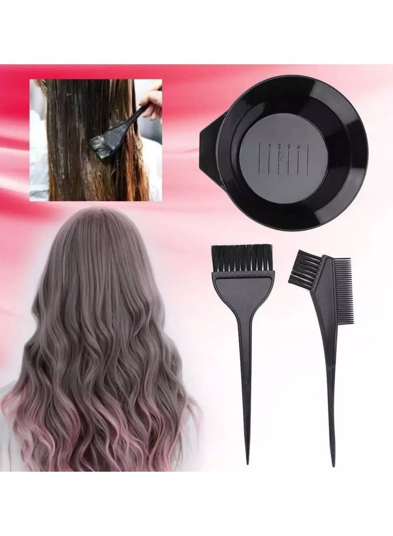 DubaiGallery Hair Color Dye Bowl Comb Brushes Tool Kit Set Tint Coloring - Image 1
