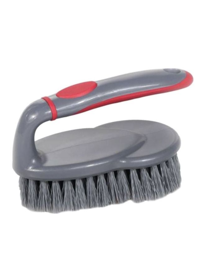 Toilet Cleaning Brush Grey/Red 15x7x9cm