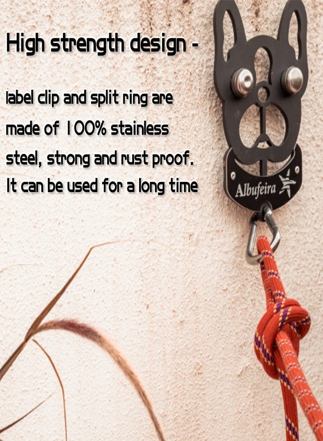 Consio 2-Pack Pet Tag Clips, Stainless Steel Dog Tag Quick Clips, Perfect for Dogs/Cats for Collar and Harness - Image 4