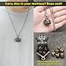 Haxtec Mini Metal DND Dice Set with Hollow Necklace Dice Case Antique Tiny Metal Dice Set DD Keychain Portable 7PCS Dice Set - Image 4