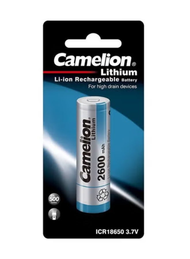 Camelion (Camelion camelion rechargeaable lithium battery ICR 18650 and 3.7v) X5 - Image 2