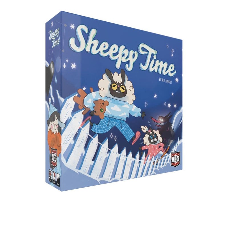 AEG Sheepy Time Play as Sheep Jumping the Fence in Dreamland avoid Nightmares Interactive Push Your Luck Family Game 14 Players Ages 10 - Image 2