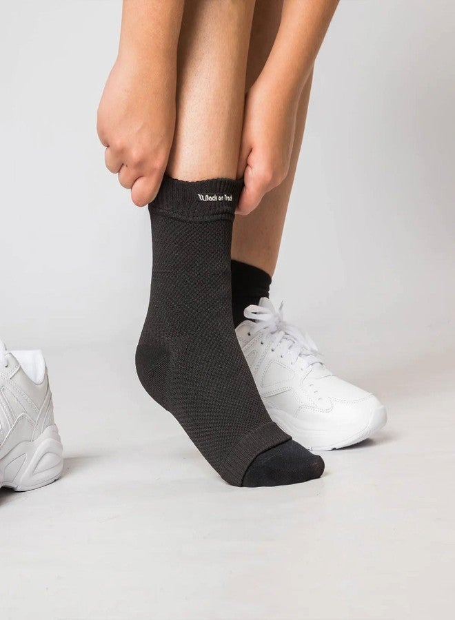 Back on Track Physio Ankle Brace 4-Way Stretch 1407 with Welltex Technology, Black, Small - Image 4