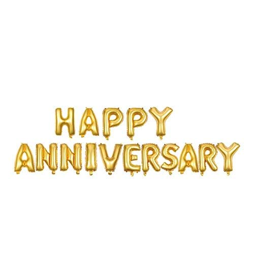 HK balloons Rubber 72Pcs Anniversary Decoration Item For Happy Anniversary Banner Balloon Arch Decoration Set With Red Heart Shape Candle, Red Gold Balloon For Wedding Anniversary Decorations Kit - Image 4