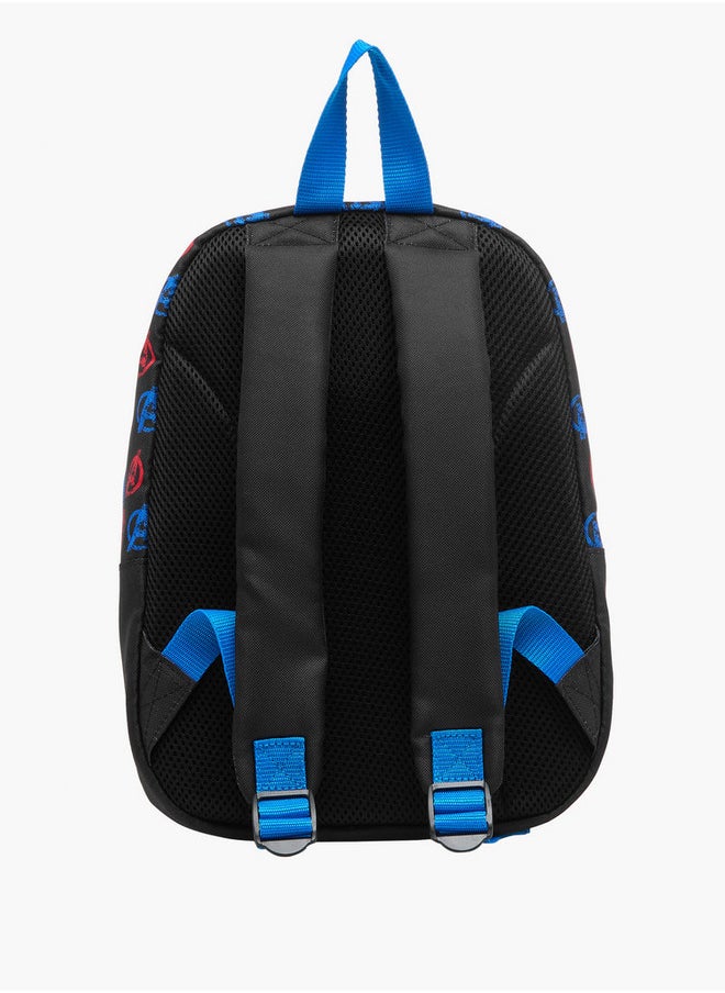 MARVEL Avengers Print Backpack with Adjustable Straps and Zip Closure - 33x23x10 cm  - Image 3