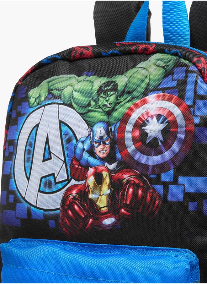 MARVEL Avengers Print Backpack with Adjustable Straps and Zip Closure - 33x23x10 cm  - Image 5