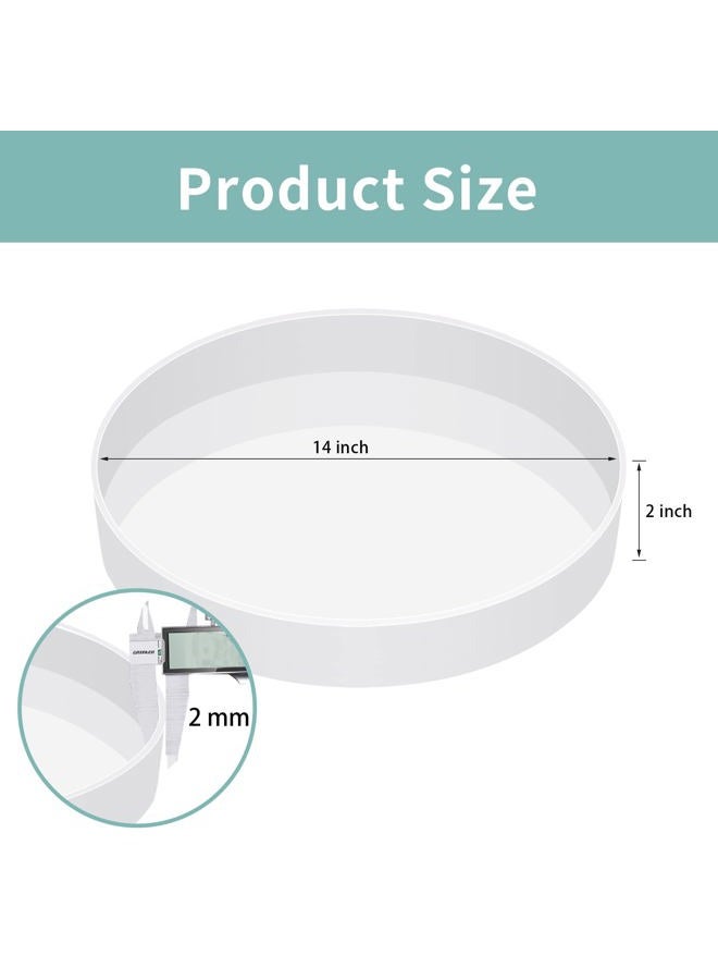 Vehipa Extra Large Resin Table Mold 14 Inch Round Silicone Epoxy Resin Molds for River Table, DIY Crafts,Cutting Board, Desktop Decoration - Image 3