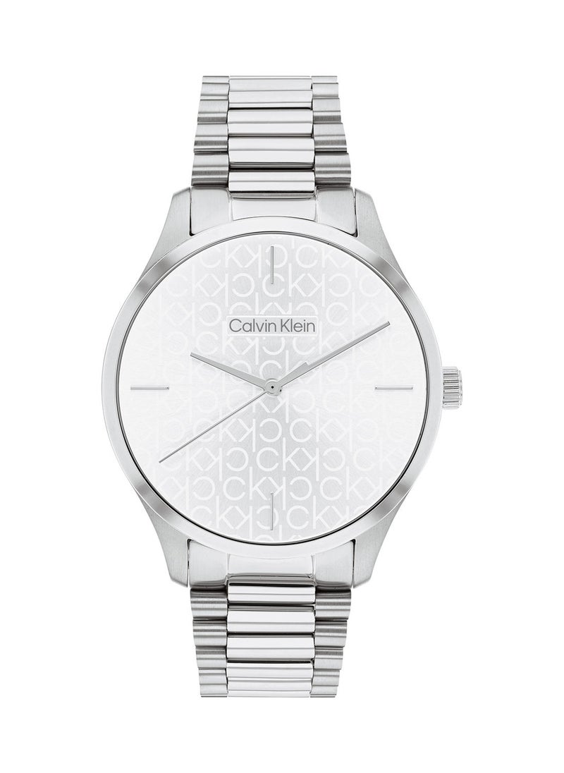 CALVIN KLEIN ساعة ايكونيك للجنسين من الستانلس ستيل - 25200168  - Image 1