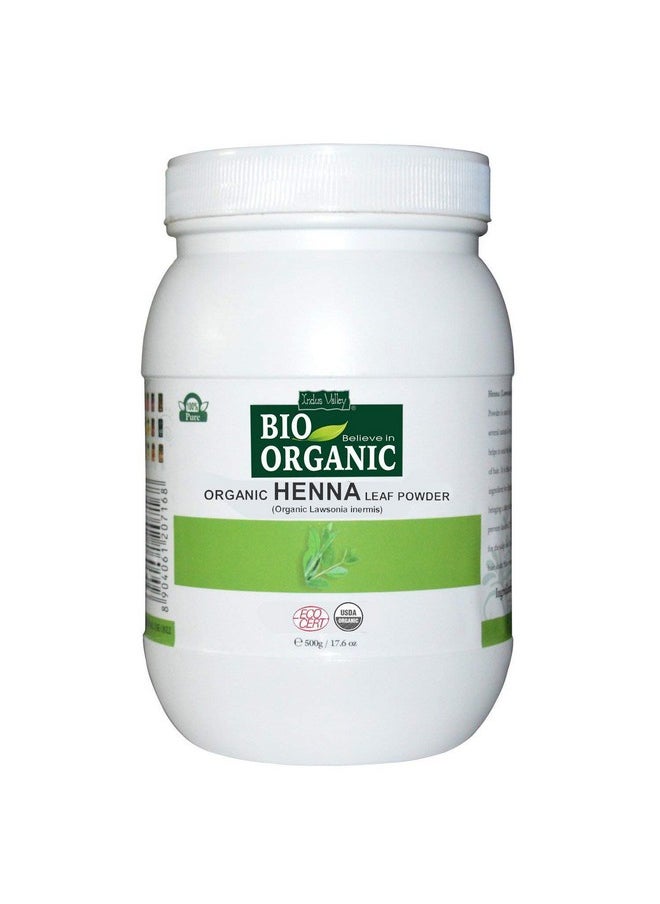 Indus Valley Indus Valley 100 Percent Organic Henna Leaf Powder, 500g  - Image 1