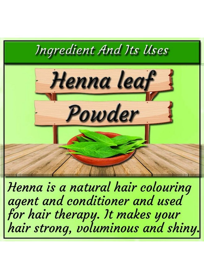 Indus Valley Indus Valley 100 Percent Organic Henna Leaf Powder, 500g  - Image 4