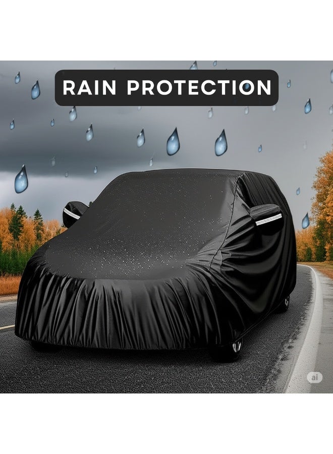 TORONTO Waterproof Car Cover for Lexus LX570 LX600 LC200 LC300 (2008–2024) – All-Weather Outdoor Cover with Zippered Driver & Trunk Access, Windproof Straps, UV Snow Rain Dust Protection - Image 5