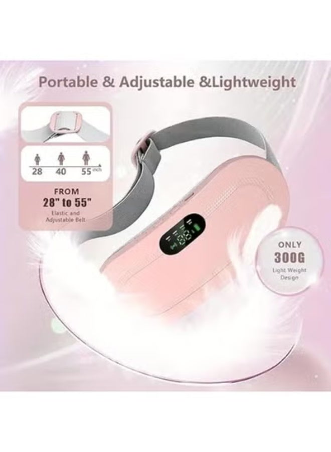 وسادة تدفئة لاسلكية محمولة لتخفيف تقلصات الدورة الشهرية – 3 سرعات حرارة و4 أوضاع مساج للظهر والبطن - Image 3