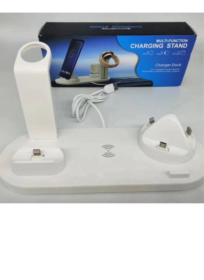 Generic - Professional Fast Wireless Charger for Apple iPhone/Android/Smartwatch/Air Pods - Image 1