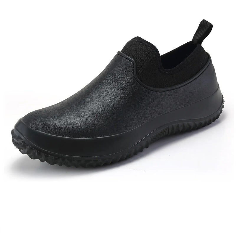Plus Size Men'S Shoes 454647 Kitchen Special Shoes Men'S Waterproof Anti-Slip Work Shoes Work Car Wash Rain Boots Chef Rubber Shoes - Image 1