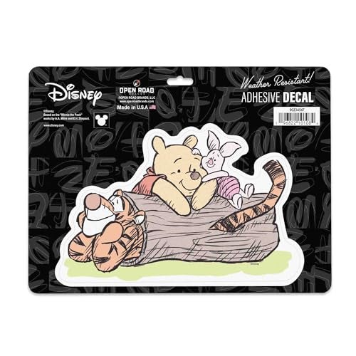 Open Road Brands Disney Winnie the Pooh Adhesive Vinyl Decal Adorable Winnie the Pooh Sticker for Car Perfect for Disney Fans - Image 1