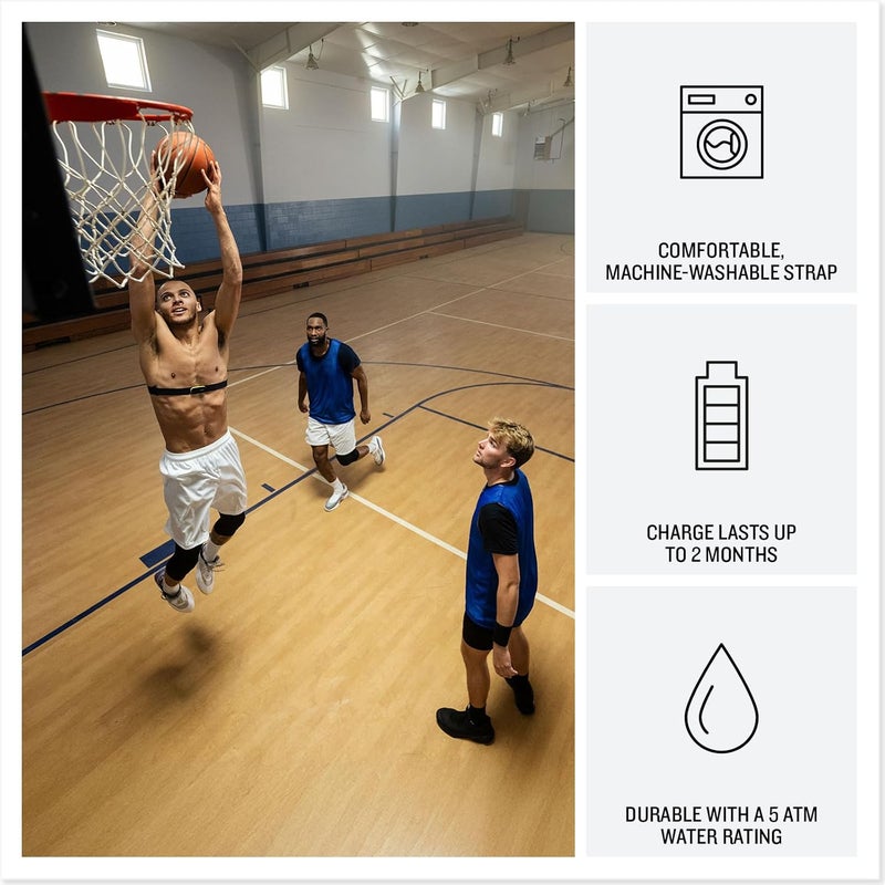 GARMIN جارمن HRM 600، M-XL | جهاز مراقبة معدل ضربات القلب المتميز مع بيانات معدل ضربات القلب و HRV في الوقت الحقيقي وعمر بطارية يصل إلى 2 شهر | حزام قابل للغسل في الغسالة بتصنيف 5 ATM للماء - Image 3