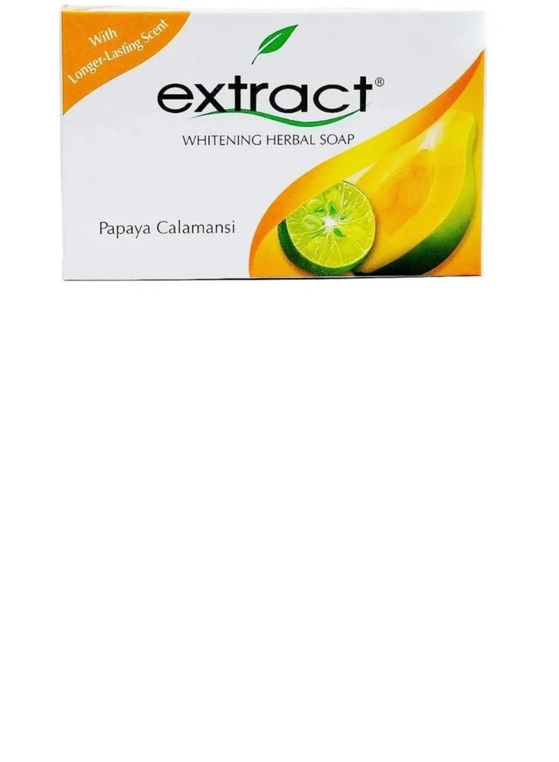 EXTRACT WHITENING HERBAL SOAP PAPAYA Calamannsi 125gm